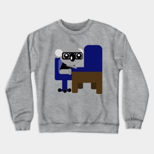 Cute Koala Coder Crewneck Sweatshirt